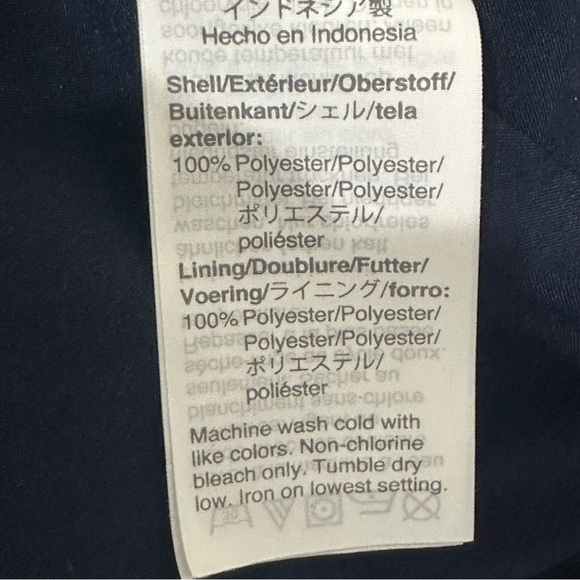 Madewell Flutter Sleeve Navy Sugar Dot Dress - Picture 8 of 8